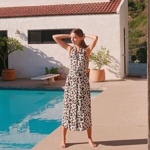 Free People Belted Daisy Maxi Dress